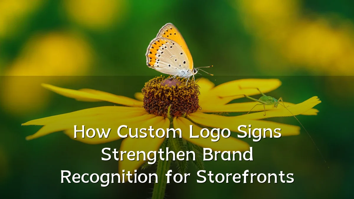 How Custom Logo Signs Strengthen Brand Recognition for Storefronts