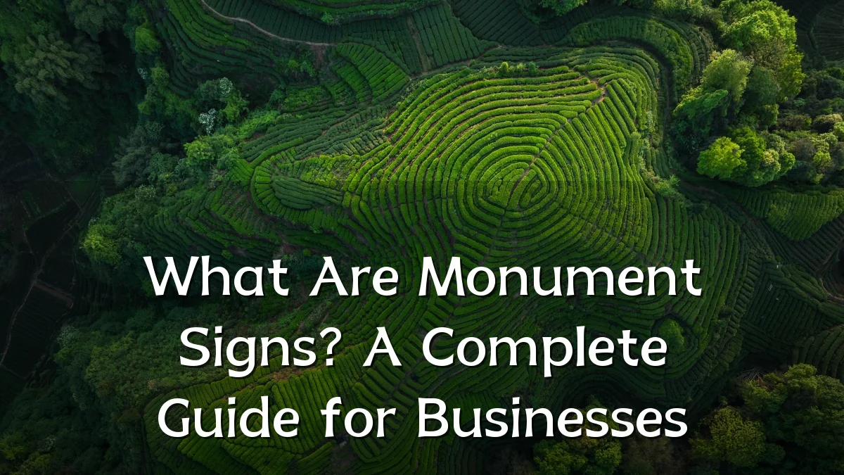 What Are Monument Signs? A Complete Guide for Businesses